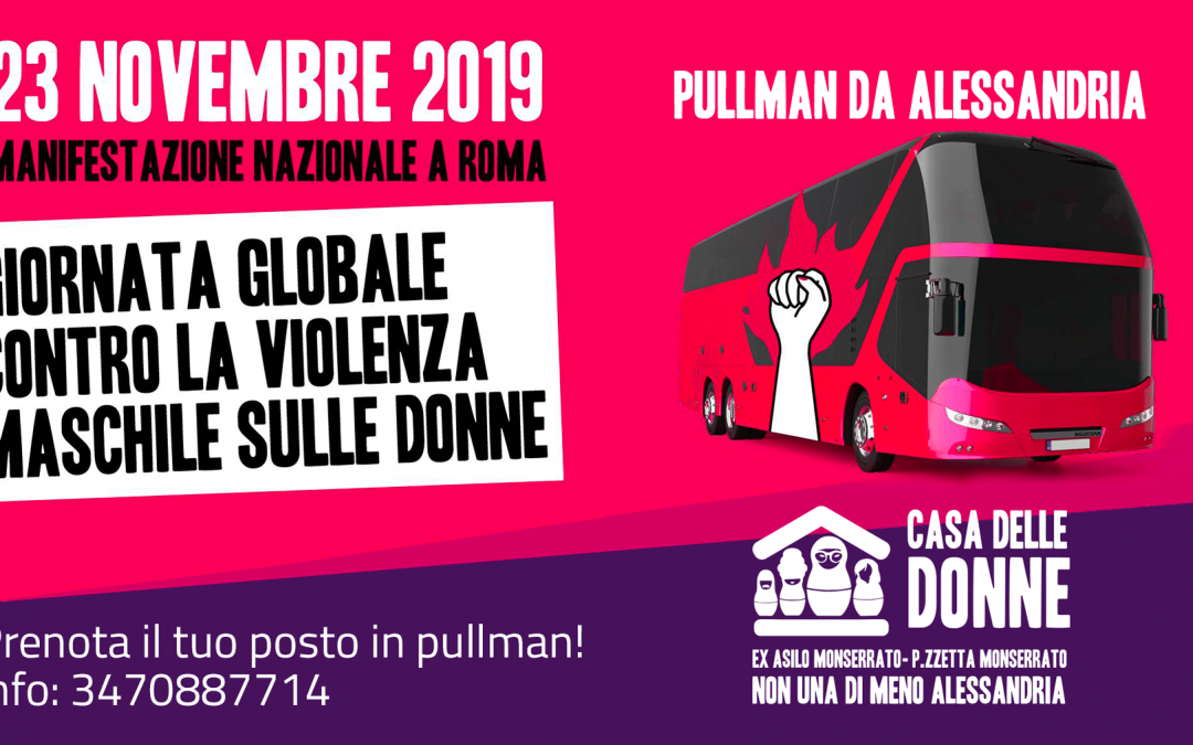 Manifestazione 23N – Pullman da Alessandria